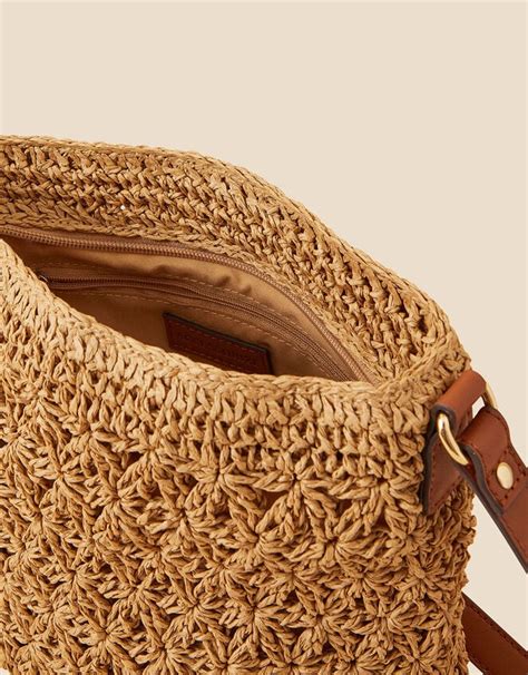 celine raffia crossbody|CROSS.